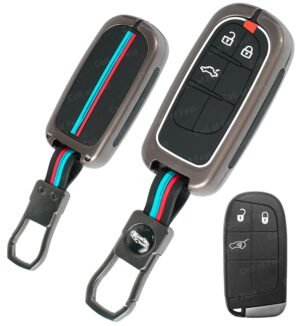 Jeep 3 Button Smart Key Metal Cover