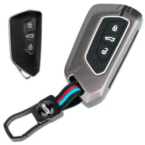 Skoda Taigun Kushaq Virtus 3 Button Key Cover
