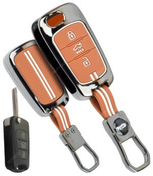 Hyundai i10 i20 Old 3 Button Black Chrome Key Cover