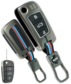 Premium Audi 3 Button Metal Key Cover